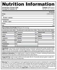 Ultra Mass Xtreme - Stacker 2 • 4000 gram (30 servings) • Eiwit & Gewichtstoename - supplement facts, dosering & samenstelling