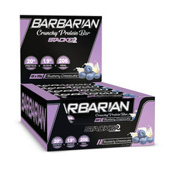 Barbarian - Stacker 2 • 15 eiwitrepen (55 gram per bar) • Eiwit & Proteine snack repen - Blueberry Cheesecake - boxshot