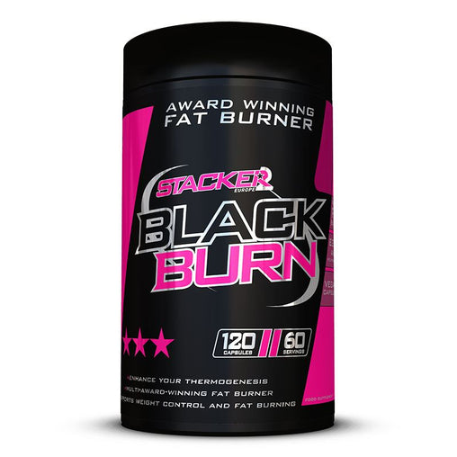 Black Burn Ephedra Vrij - Stacker 2 • 120 capsules (60 doseringen) • Afslanken & Vetverbranden - product packshot