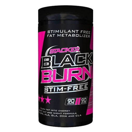 Black Burn STIM-Free - Stacker 2 • 90 softgels • Afslanken, Afvallen & Vetverbranden