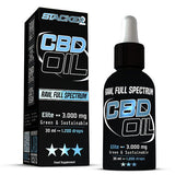 CBD olie Elite - Stacker 2 • 30ml (1200 drops) | 10% | 3000 mg CBD | Raw | Full Spectrum • Gezondheid