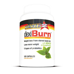 Dexi Burn (USA Import) - Stacker 2 • 120 capsules  (120 servings) • Afslanken & Probiotica - product shot verpakking