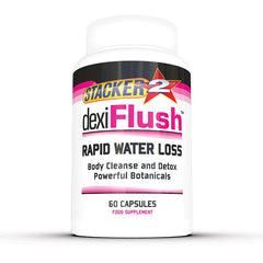 Dexi Flush (USA Import) - Stacker 2 • 60 capsules (30 servings) • Detox & Vochtafdrijver - product shot verpakking