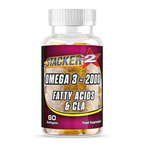 Dexi Omega 3 - 2000 (USA Import) - Stacker 2 • 60 softgels (30 servings) • Vetzuren & CLA - product pack shot