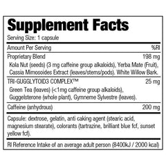 Stacker-2 (USA Import) Ephedra Vrij - Stacker 2 • 100 capsules  (100 servings) • Afslanken & Vetverbranden - supplement facts, dosering en samenstelling