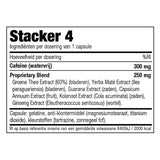 Stacker 4 Ephedra Free (100 capsules) - Afslanken / Fatburner / Vet verbranden - Supplement facts / samenstelling / dosering