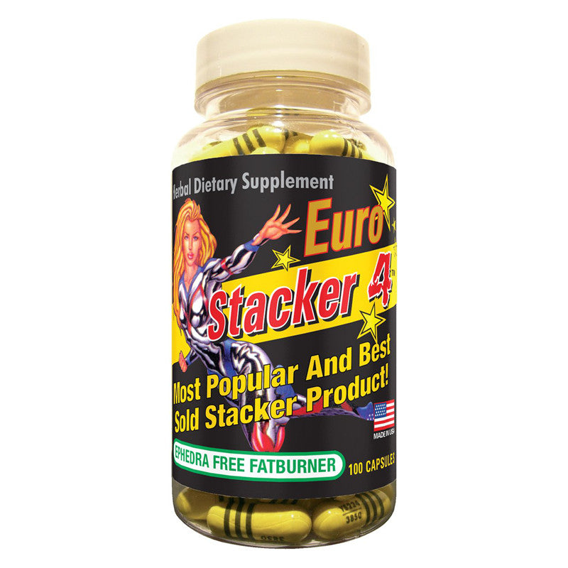 Stacker 4 Ephedra Free (100 capsules) - Afslanken / Fatburner / Vet verbranden